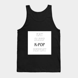 EAT, SLEEP, K-POP, REPEAT Tank Top